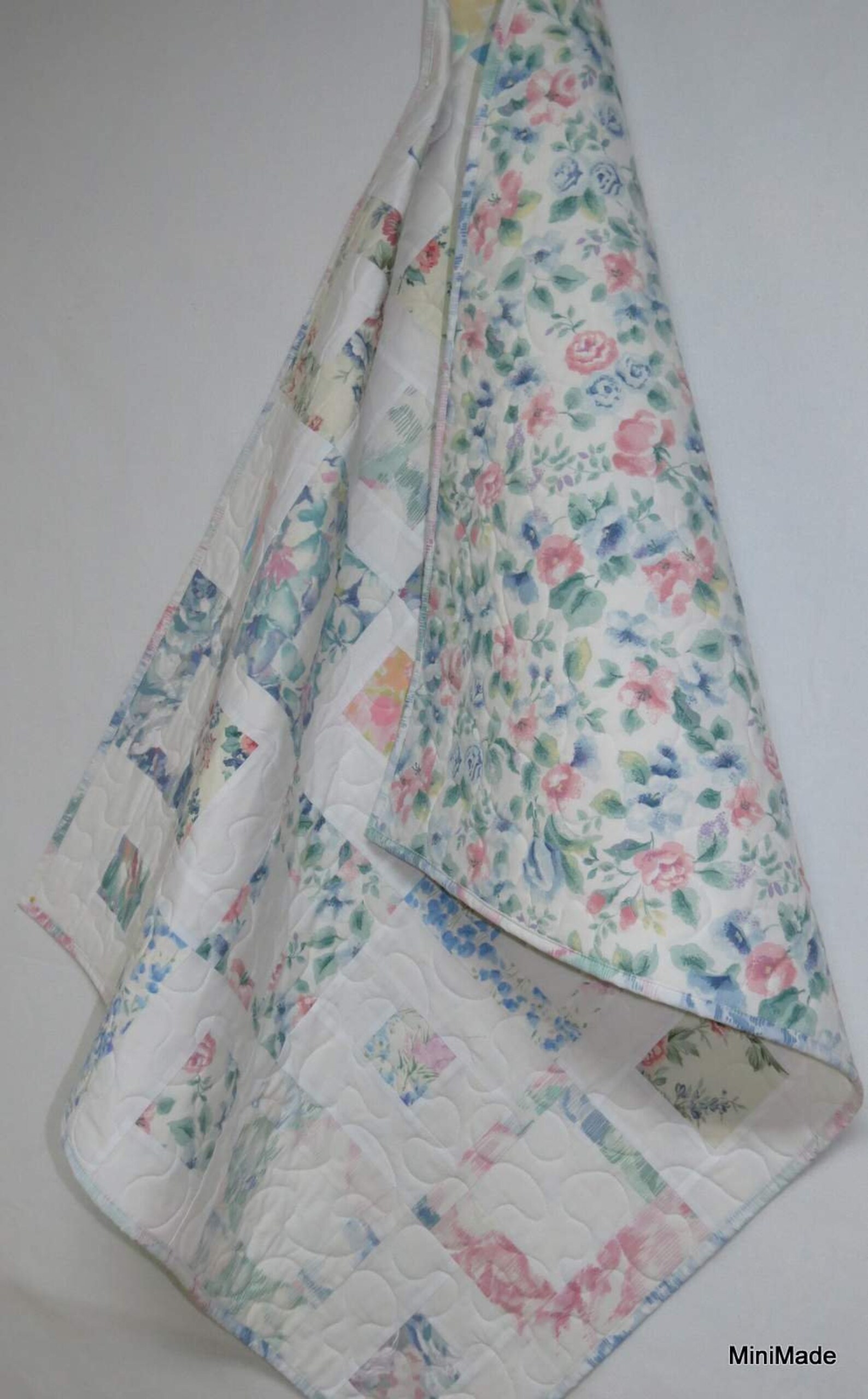 Tummy Time Quilt Baby Quilt Modern Contemporary Upcycled Etsy