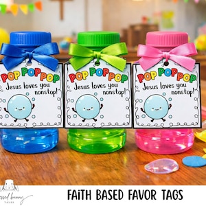 Jesus loves you bubble tags: printable (PDF)