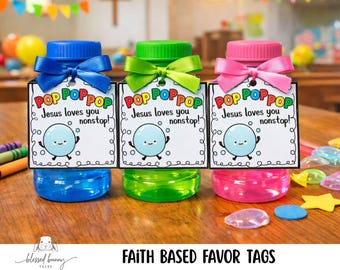 Jesus loves you bubble tags: printable (PDF)