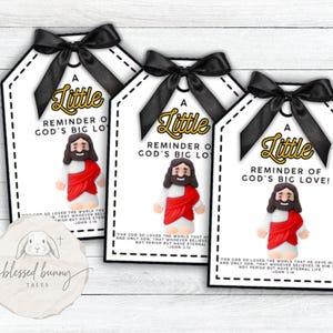 Litte Jesus figurine tags: printable (PDF)