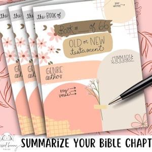 Bible Chapter Summary: printable (PDF)