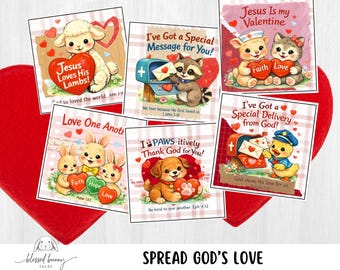 Tarjetas cristianas de San Valentín: imprimibles (PDF)