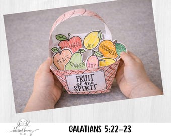 Fruit of the Spirit Bible Lesson & Basket Craft (Printable PDF)