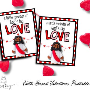 LITTLE JESUS Valentines - afdrukbaar - Valentijnsdag in de klas - religieus valentijn- valentijn- bijbelvers valentijn