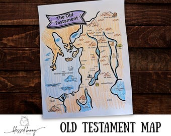 Early Christianity Map: Seven Churches of Asia Minor Poster (36