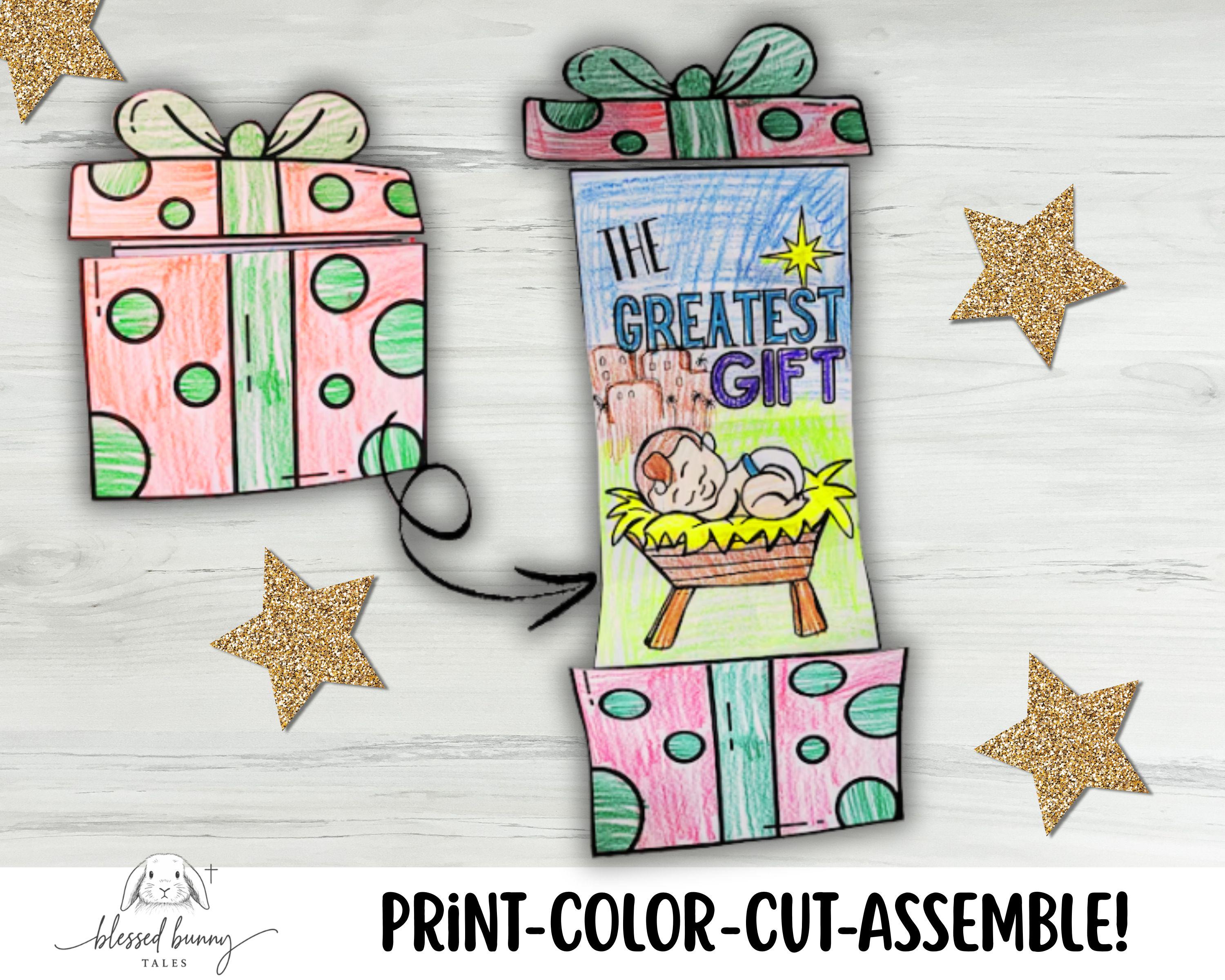 42 Discover Joy with These Easy and Fun Christmas Crafts for Kids! 7 Baby Jesus Christmas Craft: printable (PDF)