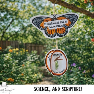 Monarch Life Cycle Bible Lesson: printable (PDF)