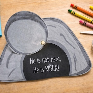 Manualidad de tumba vacía: imprimible (PDF)