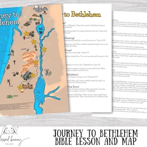 Journey to Bethlehem Christmas Bible Lesson: PDF