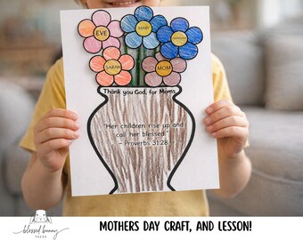 Mothers of the Bible Craft: mothers day printable (PDF)