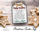 Faith Christmas Cookie Tag: Neighbor Gift (PDF Pattern)