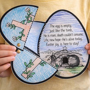 Op geloof gebaseerd paasknutselwerk: afdrukbaar (pdf)