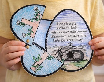 Faith Based Easter craft: printable (PDF)
