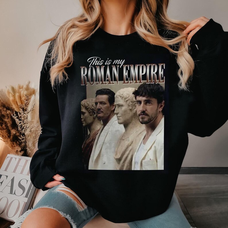 Pedro Pascal Hoodie - Women's Graphic Pullover Sweatshirt, Long Sleeve, Black