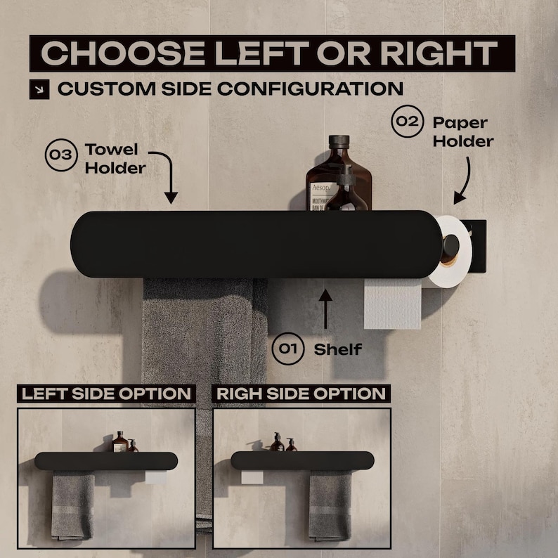 toilet paper holder
towel holder
toilet paper storage
toilet paper shelf
toilet paper hanger
paper towel holder
bathroom storage
bathroom cabinet
bathroom organizer
wall mounted shelf
powder coated steel
towel bar shelf
small bathroom shelf