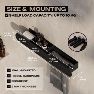 toilet paper holder
towel holder
toilet paper storage
toilet paper shelf
toilet paper hanger
paper towel holder
bathroom storage
bathroom cabinet
bathroom organizer
wall mounted shelf
powder coated steel
towel bar shelf
small bathroom shelf