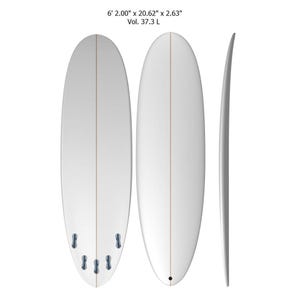 Performance Mid-Length Surfboard - 3D Design File Download