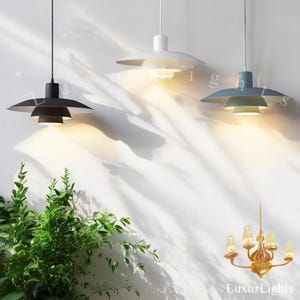 Nordic Pendant Lamp: Wrought Iron Scandinavian Ceiling Light