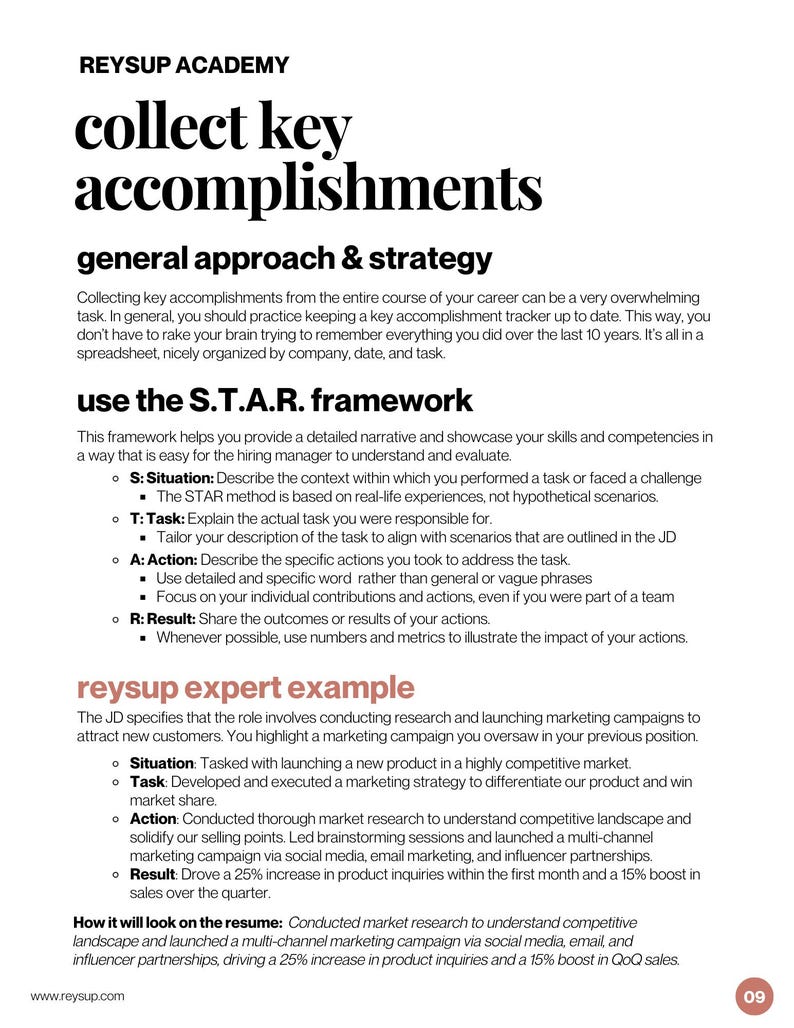 Ultimate Resume Guide - Etsy