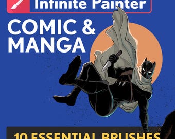 Infinite Painter Brushes: Comic & Manga Art, Sketch, Ink (Digital Download)