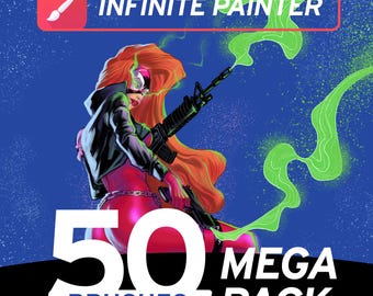 Complete Infinite Painter Brush Bundle | Comic, Manga, Fan Art | Sketch, Ink, Color | iOS, Android