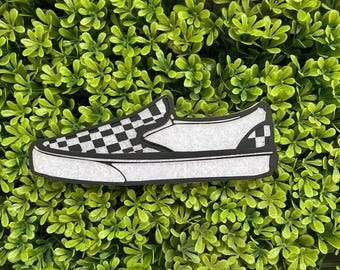 Checkered Shoe Freshie