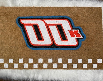 Custom Racing Number Doormat
