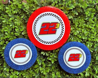 CUSTOM Race Number/Logo Freshie or Vent Clips