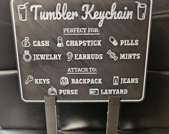 Tumbler Sign Only