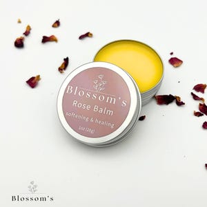 Rose Balm | Softening | Deeply Moisturizing | Healing | Handmade Skincare | Natural Skincare