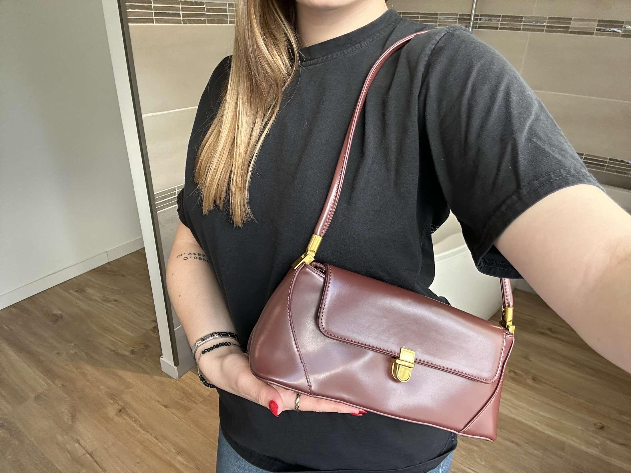 brown faux leather women's bag, coquette bag, coquette bag, sacy2k, gothic bag, faux leather bag, bag, women's gift, women, burgundy