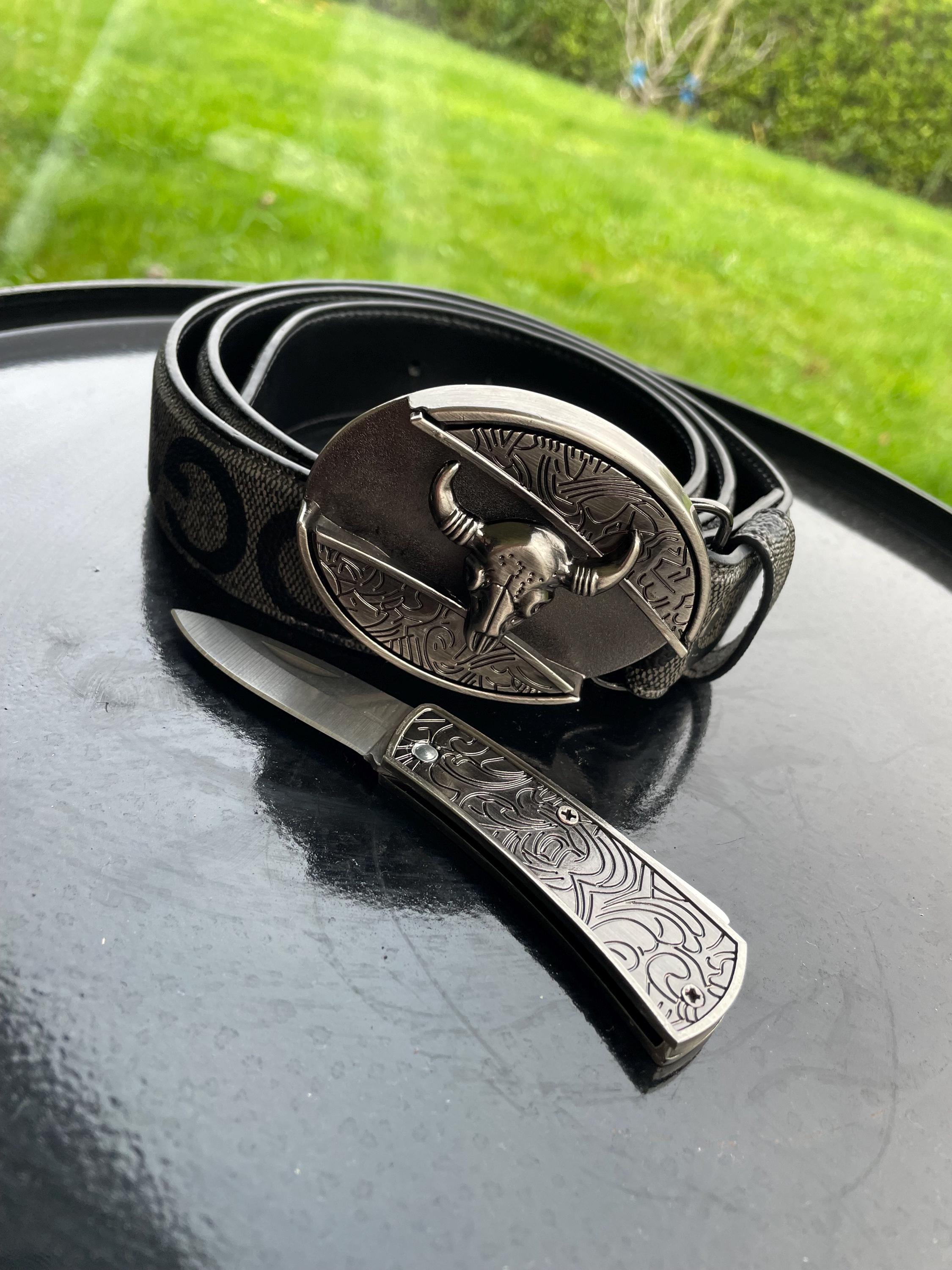 Buy Belt Buckles With Knife for Men Online In India Etsy India