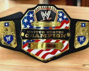 New United States Championship Title Belt Adult Size Replica Wrestling Belt 2MM