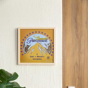 Póster de Andy Warhol de Paramount – Impresión en lienzo de arte pop – Decoración de pared icónica – Obra de arte vintage de Hollywood