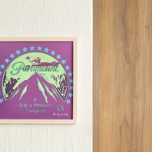 Póster de Andy Warhol de Paramount – Impresión en lienzo de arte pop – Decoración de pared icónica – Obra de arte vintage de Hollywood