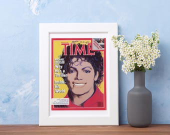 Vintage TIME Magazine - March 1984 - Michael Jackson Cover - Andy