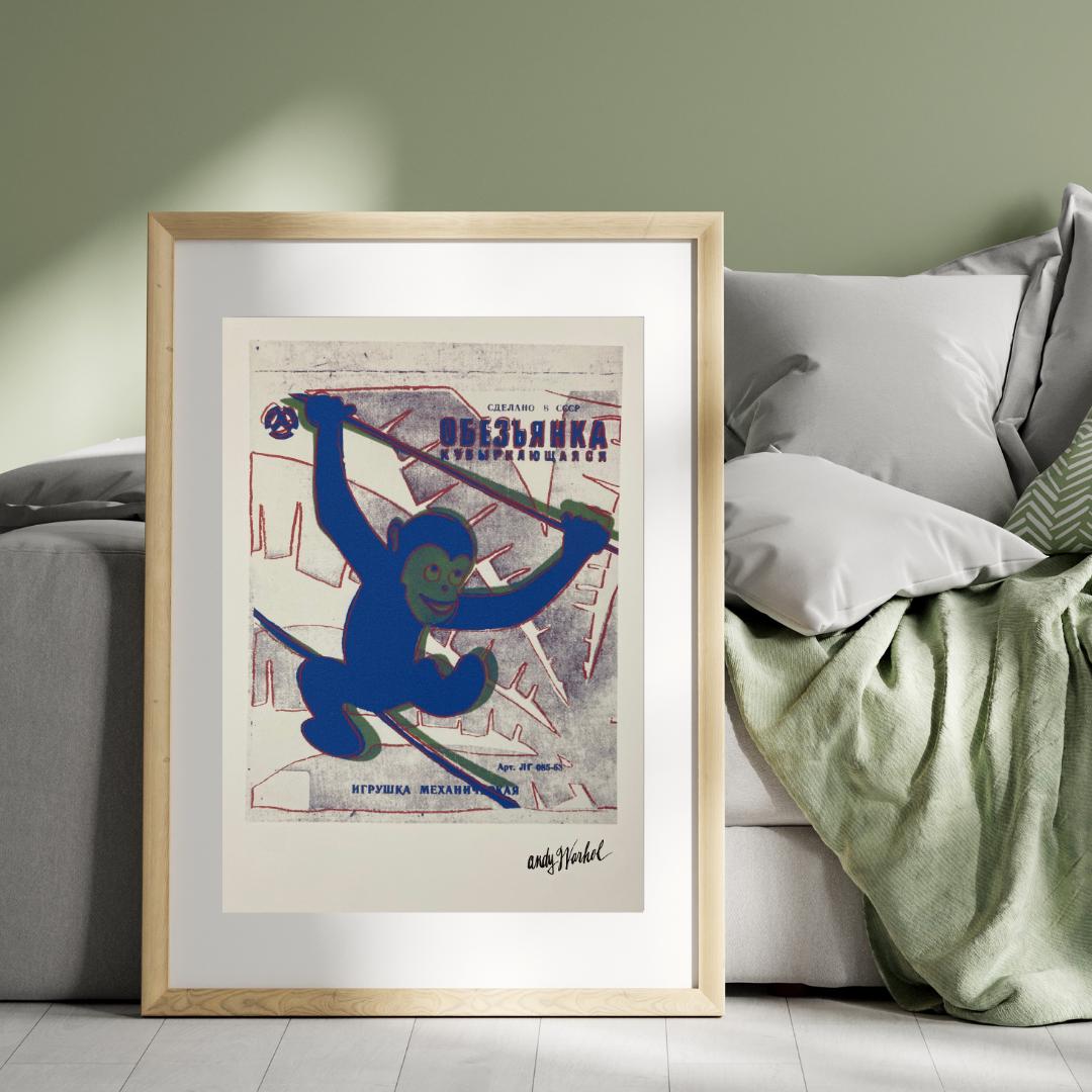 Monkey andy warhol - Etsy 日本