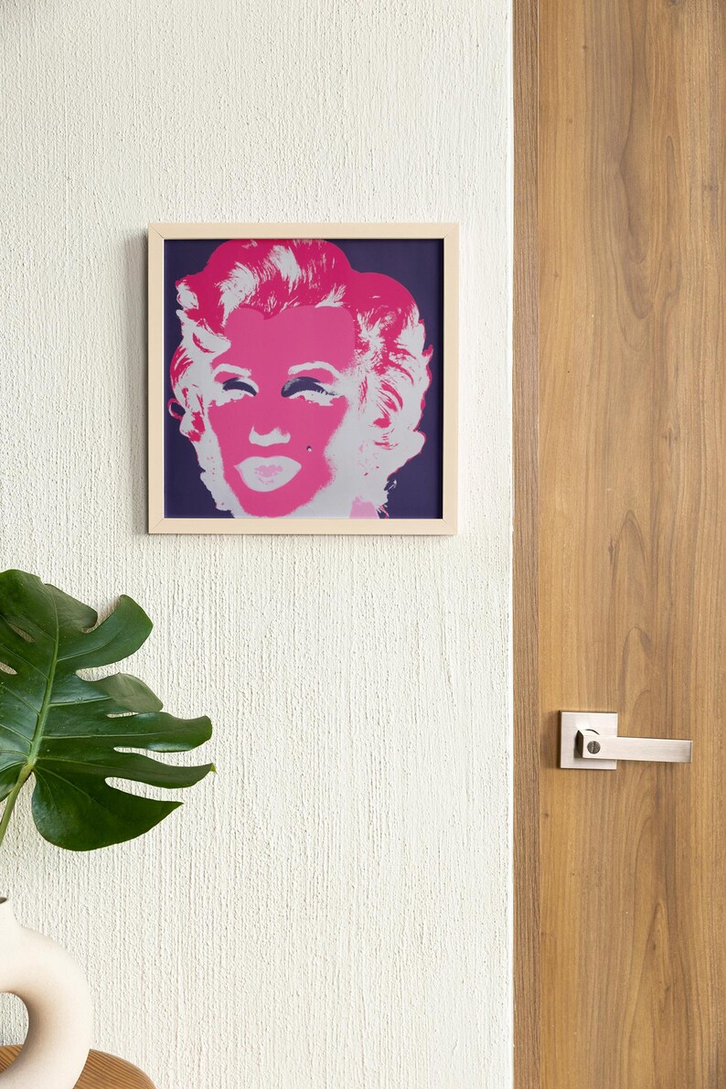 Andy Warhol Marilyn Monroe Pop Art Canvas Print – Modern Wall Decor - Etsy