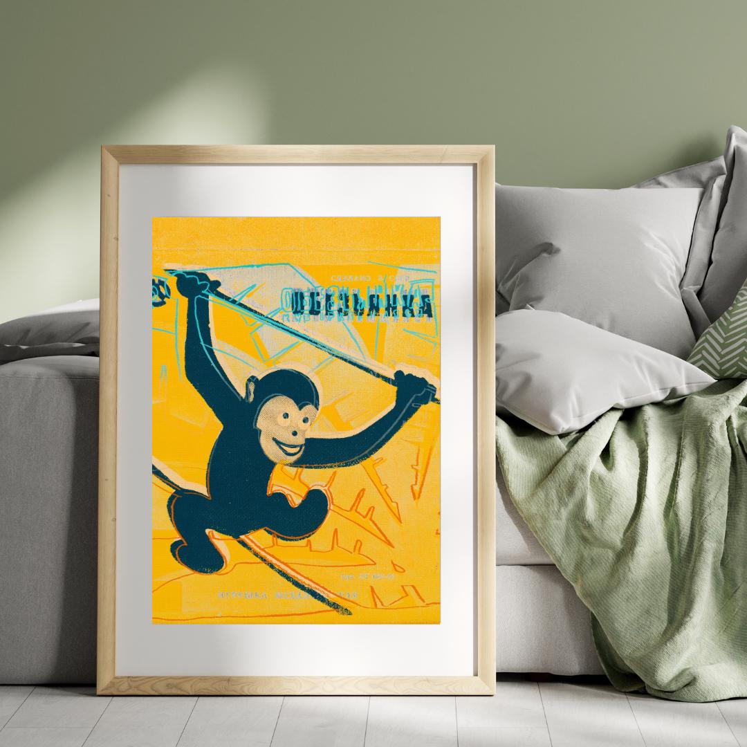 Monkey andy warhol - Etsy 日本