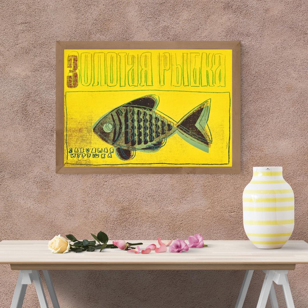 Andy Warhol Fish, Toy Painting Series, Poster Canvas Pop Art Print - Etsy