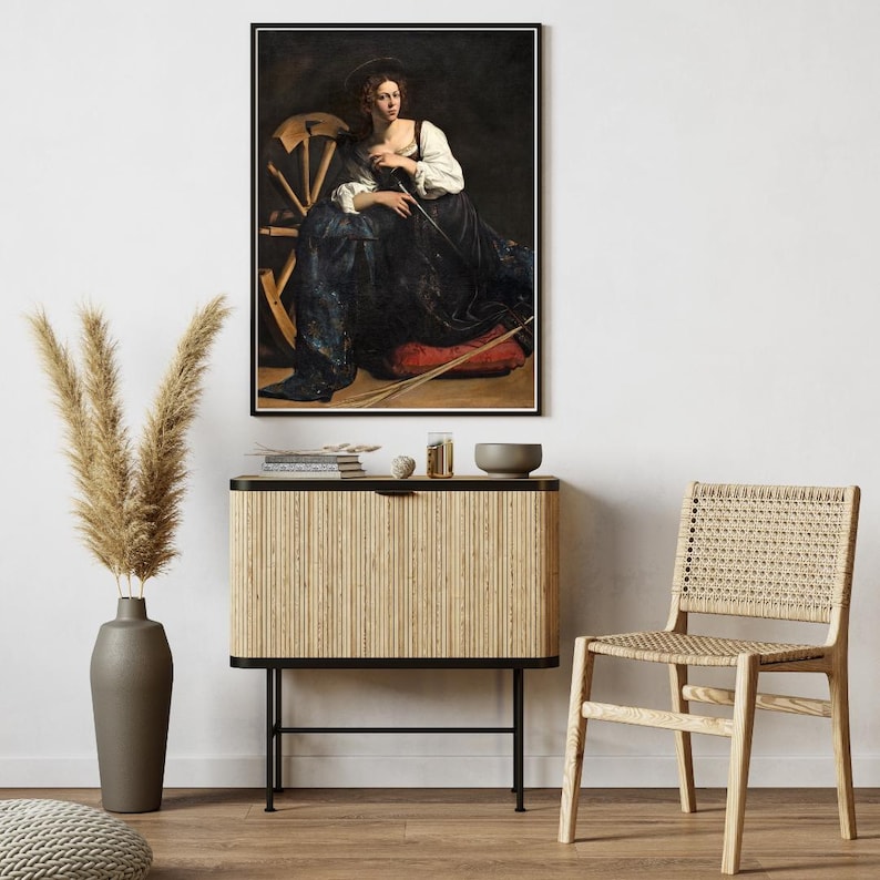 Michelangelo Merisi Da Caravaggio Saint Catherine of Alexandria, Print ...