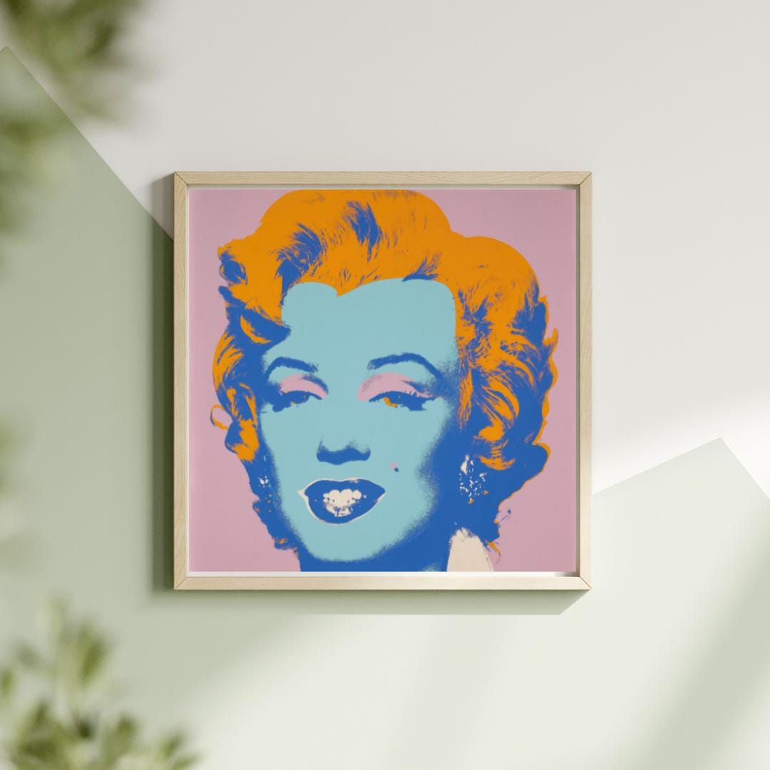 Andy Warhol Marilyn Monroe Canvas Print – Pop Art Wall Decor Poster - Etsy