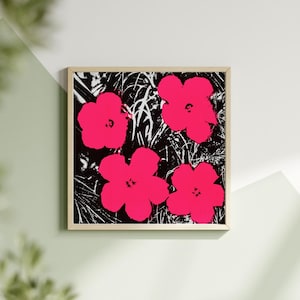 Andy warhol flowers - Etsy 日本
