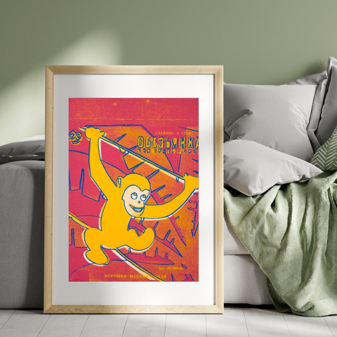 Andy Warhol Four Monkeys ポスター ラージサイズ Amazon.com: Four