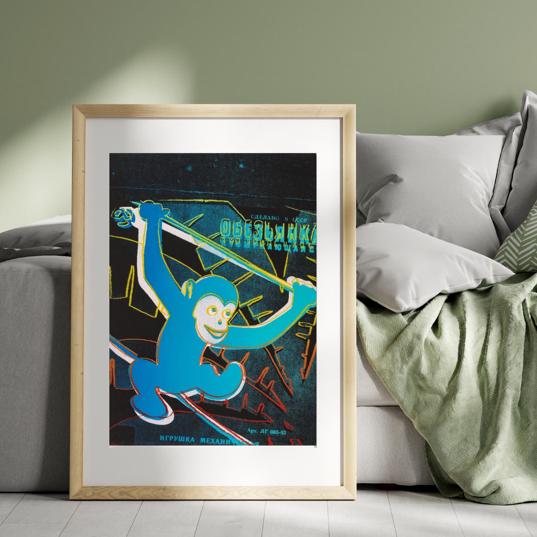 Monkey andy warhol - Etsy 日本