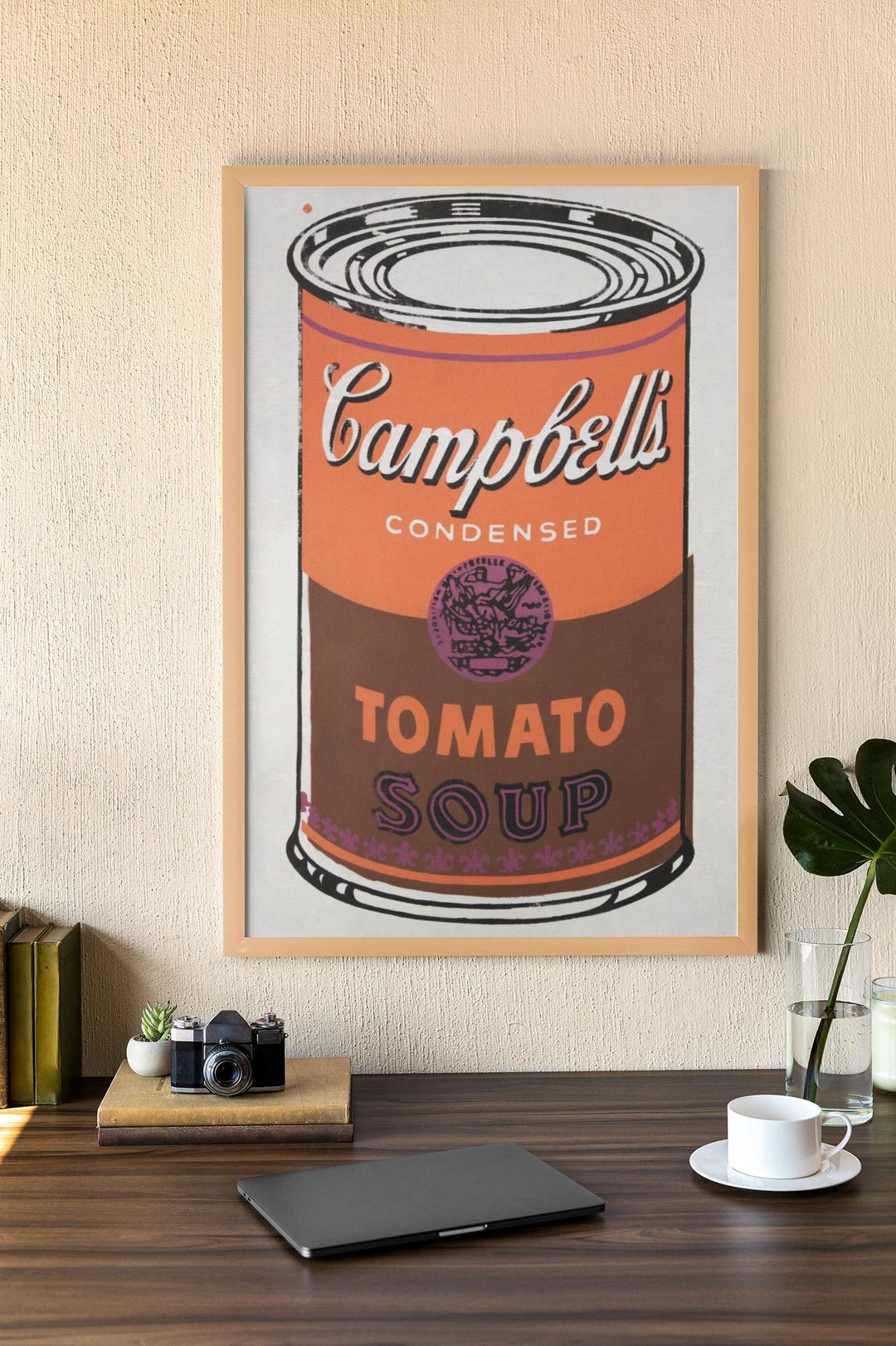 Andy Warhol Campbell’s Soup Poster or Canvas Wall Art Print – Pop Art ...
