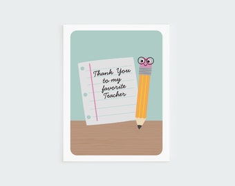 Teacher Appreciation Cards - PRINTABLE