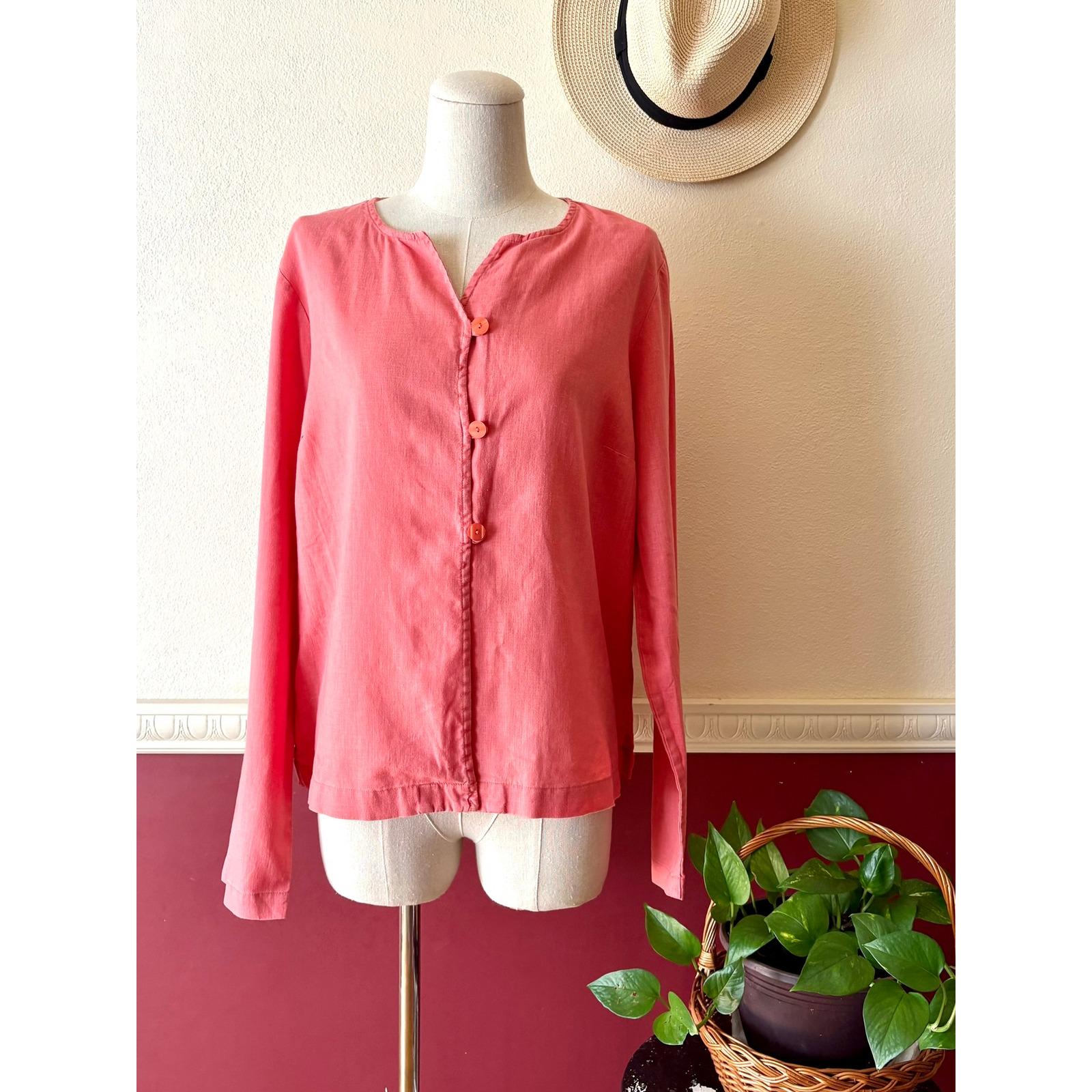 Loop Button Blouse - Etsy