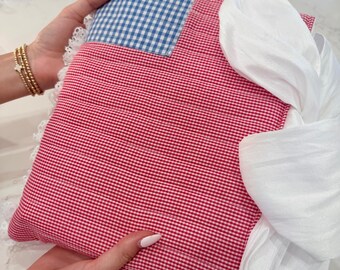 Flag Quilted Bible/Book Cover with Bow Tie Closure