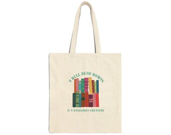 A Well Read Woman Canvas Tote